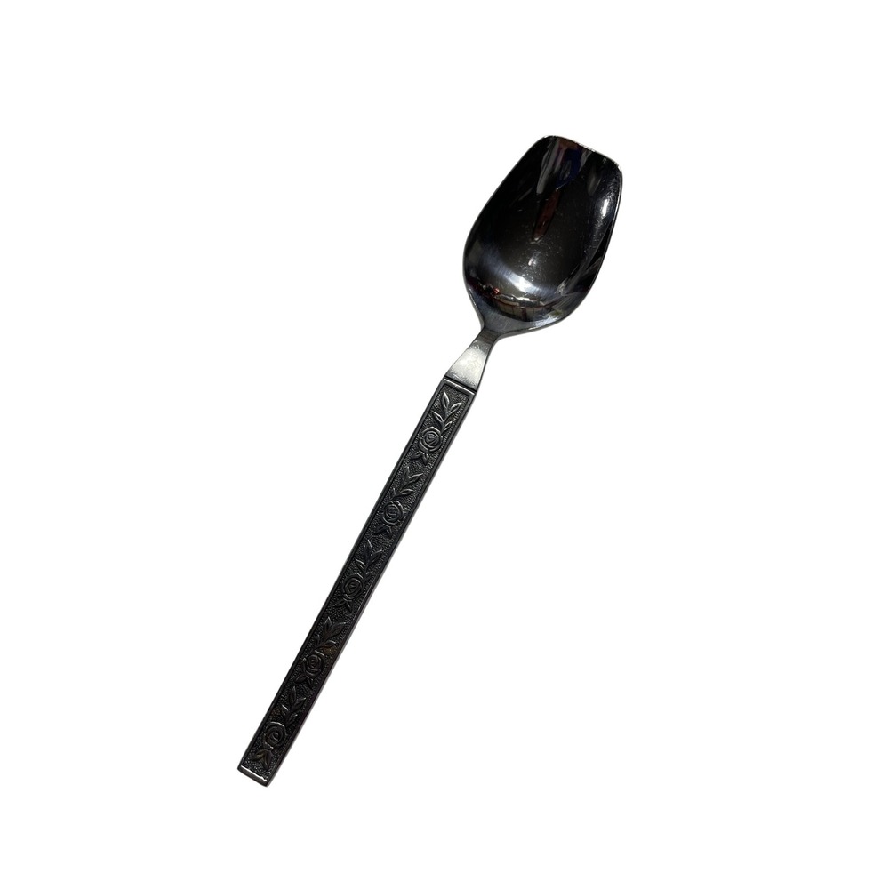 Interpur Stainless Steel Cutlery Sugar Spoon  (1) Vintage NEW Japan 1970's